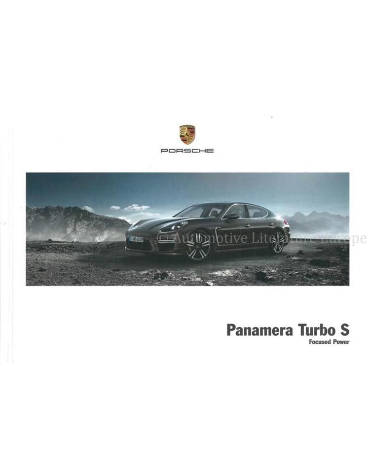 2016 PORSCHE PANAMERA TURBO S HARDCOVER BROCHURE KOREAANS, Boeken, Auto's | Folders en Tijdschriften