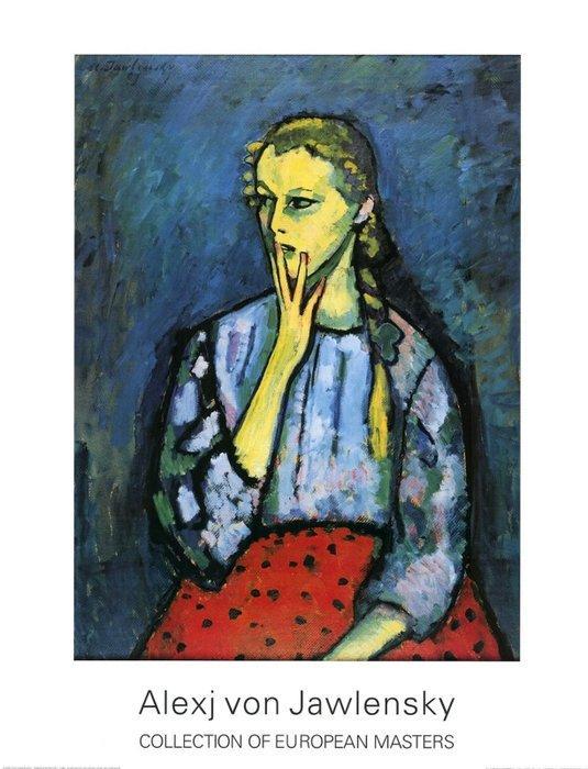 Alexej von Jawlenski - “6 high-quality art prints of Alexej, Antiek en Kunst, Kunst | Tekeningen en Fotografie