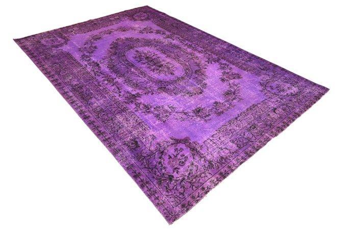 Paars vintage - Vloerkleed - 280 cm - 190 cm - met, Huis en Inrichting, Stoffering | Tapijten en Vloerkleden