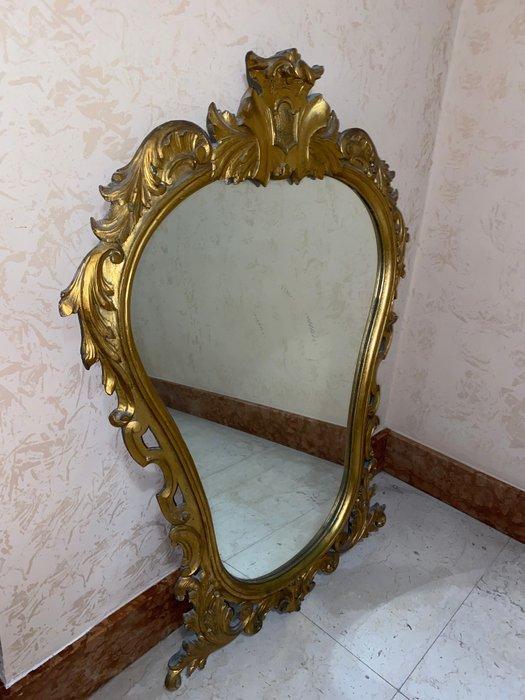 Spiegel - Verguld hout - Stile barocco, Antiek en Kunst, Antiek | Overige Antiek