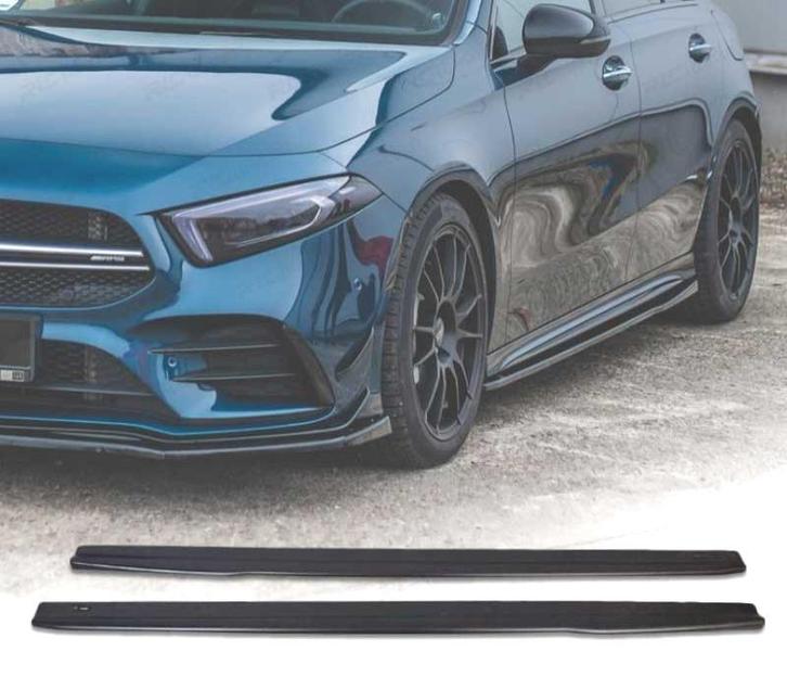 RAJOUTS BAS DE CAISSE MERCEDES W177 LOOK AMG A35 NOIR, Auto-onderdelen, Carrosserie, Verzenden