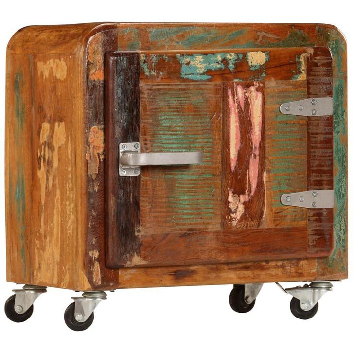 Nachtkastje met Wieltjes | OP = OP | Grote Besparing, Huis en Inrichting, Slaapkamer | Nachtkastjes, Gebruikt, Hout, Minder dan 55 cm