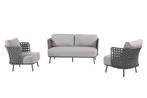 4 Seasons Outdoor Palacio loungeset silvergrey * SALE * |, Tuin en Terras, Nieuw