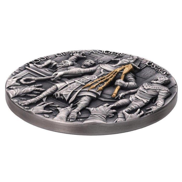 Niue. 5 Dollars 2023 Freya Osiris Gods of Anger, 2 Oz (.999), Postzegels en Munten, Munten | Europa | Niet-Euromunten