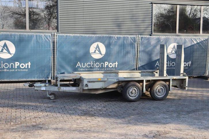 Veiling: Machinetransporter Ifor Williams GX 2700kg 2017, Autos, Camions, Enlèvement
