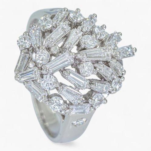 Sans Prix de Réserve - Bague Platine, DRH - 1.50ct. tw., Handtassen en Accessoires, Ringen