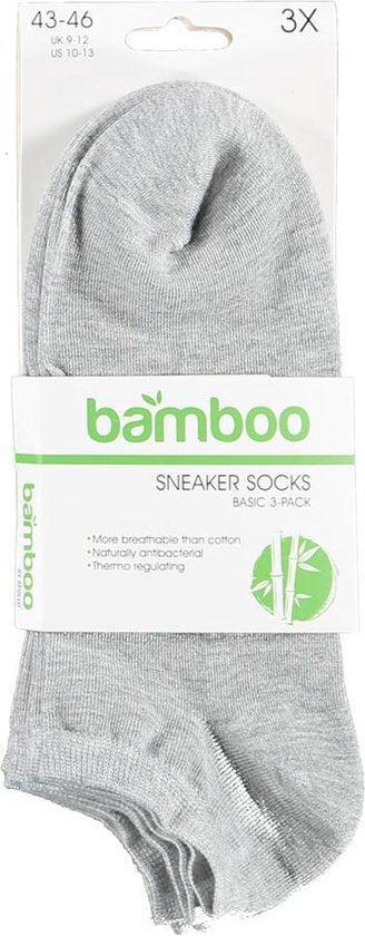 Tweedekans | Apollo Sneakersokken Basic Bamboe Grijs 3-pack, Sport en Fitness, Overige Sport en Fitness, Ophalen of Verzenden