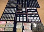 Wereld. Lot de 294 monnaies du Monde dont 11 argent, Or et 5