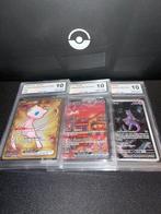 Wizards of The Coast - 3 Graded card - Mew, Mewtwo - UCG 10