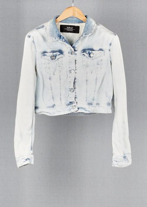Replay Light Blue vintage denim jacket in size M for Unisex, Kleding | Heren, Jassen | Winter, Ophalen of Verzenden