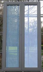 aluminium terrasraam , raam , chassis 118  x 219 kwartsgrijs, Doe-het-zelf en Bouw, Nieuw, Deurkozijn, 150 tot 225 cm, Ophalen of Verzenden