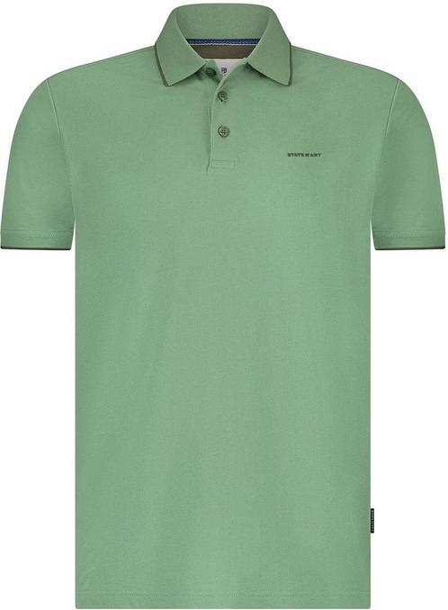 State of Art Poloshirt Piqué Groen maat Maat 52/54 (L) Heren, Kleding | Heren, Polo's, Groen, Nieuw, Maat 52/54 (L), Verzenden