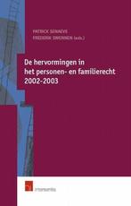 Hervormingen in het personen- en familierecht 2002, Boeken, Verzenden, Gelezen, Frederik Swennen