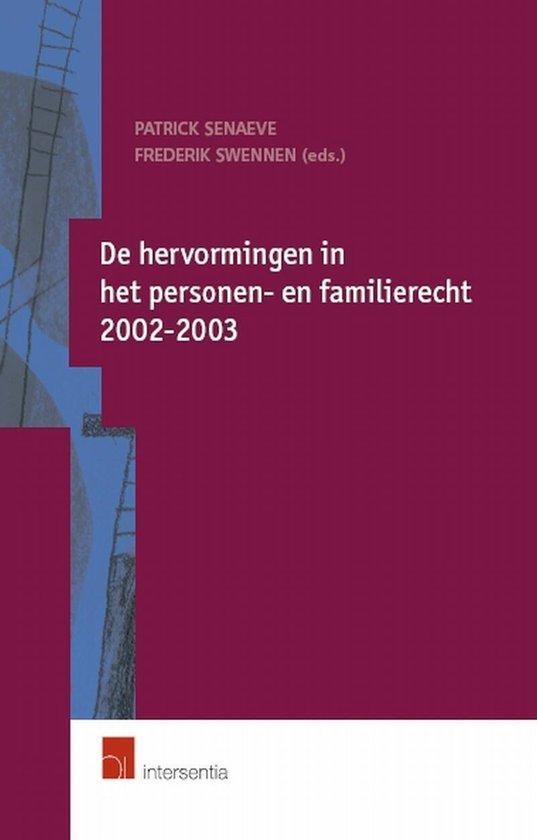 Hervormingen in het personen- en familierecht 2002, Boeken, Wetenschap, Gelezen, Verzenden