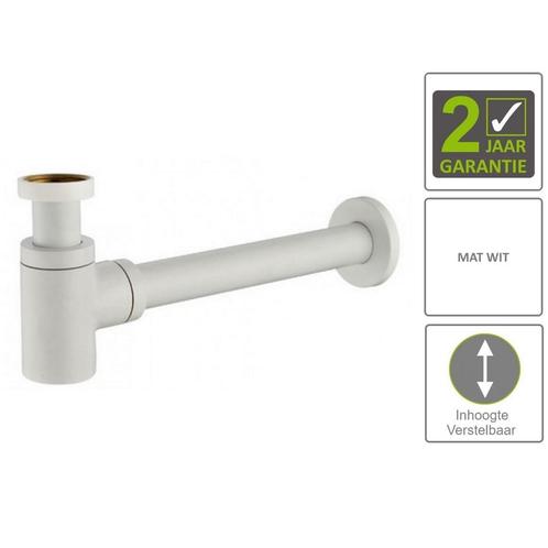 BWS Sifon Star Luxe Laag 5/4 Mat Wit, Doe-het-zelf en Bouw, Sanitair, Overige typen, Nieuw, Ophalen of Verzenden