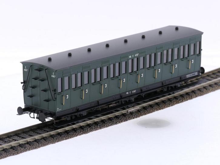 Schaal H0 Philotrain 12Bs personenrijtuig C8 C4167 3e kl...., Hobby en Vrije tijd, Modeltreinen | H0, Gelijkstroom, Overige typen