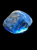 Saffier %100 Natuurlijk Stuk! Top Blauwe Saffier Kristal 105, Verzamelen