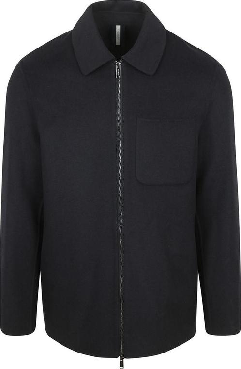 Profuomo Overshirt Woolblend Navy maat Maat 52/54 (L) Heren, Kleding | Heren, Truien en Vesten, Blauw, Nieuw, Maat 52/54 (L), Verzenden