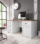 Bureau Parello - Wit - Eiken - 160 cm