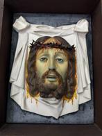 Relief, Volto Santo di Gesù - Fine 19° secolo - 55 cm -