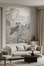 ARAZZO in exclusieve alpaca jacquard - 185x140cm - Mufloni, Antiek en Kunst