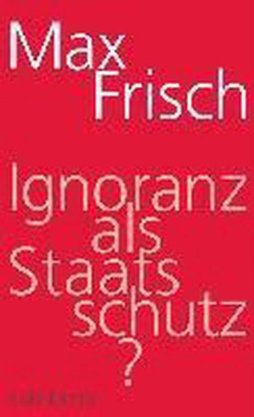 Ignoranz als Staatsschutz? 9783518467442 Hannes Mangold, Boeken, Overige Boeken, Zo goed als nieuw, Verzenden