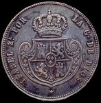 Spanje. Isabel II. Medio Real 1848