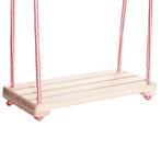 Ongelakte houten schommel - zelf decoreren - 42x18 cm - n..., Kinderen en Baby's, Speelgoed | Buiten | Speeltoestellen, Ophalen of Verzenden