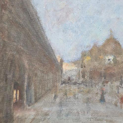 Emilio Gola (1851-1923) - Pittore in piazza San Marco, Antiek en Kunst, Kunst | Schilderijen | Klassiek