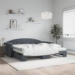 vidaXL Slaapbank onderschuifbed matrassen 100x200cm, Huis en Inrichting, Verzenden, Nieuw