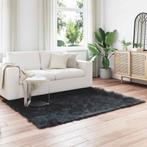 vidaXL Faux Schaapsvacht Tapijt Tafalla Zwart 140 x 200 cm, Verzenden, Nieuw