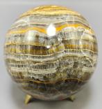 Uniek gevlekt zwart onyx natuurlijk mineraalsteen Bol -