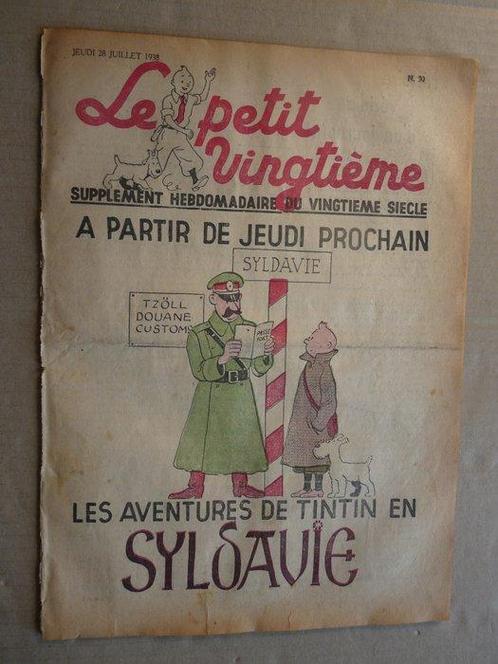 Tintin Le Petit Vingtième n°30 du 28 juillet 1938 - 1, Boeken, Stripverhalen