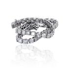 Zonder Minimumprijs - Armband - 14 karaat Witgoud - 9.67ct., Handtassen en Accessoires, Armbanden, Nieuw
