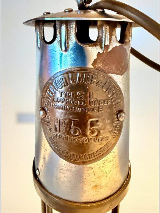 Eccles Manchester 1920s Miners lamp - Lantaarn - Messing, Antiek en Kunst, Curiosa en Brocante