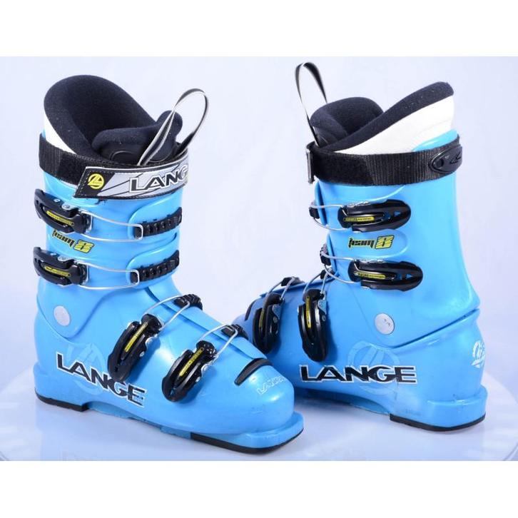 38 38,5 kinder skischoenen LANGE TEAM 8, blue, Sport en Fitness, Skiën en Langlaufen, Ski, Schoenen, Gebruikt, Overige merken