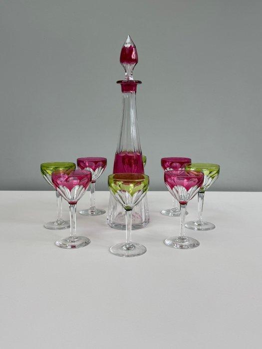 Val Saint Lambert - Wijnglas (9) - Tilly/Siska - Kristal, Antiek en Kunst, Antiek | Meubels | Tafels