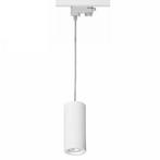 3-Fase - railarmatuur - hanglamp - met GU10 fitting - Wit, Maison & Meubles, Lampes | Autre, Verzenden