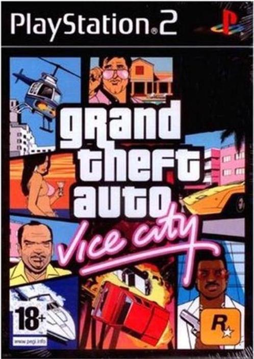 Grand Theft Auto Vice City (PS2 Games) (Playstation 2), Games en Spelcomputers, Games | Sony PlayStation 2, Zo goed als nieuw