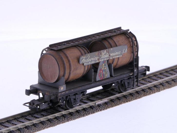 Schaal H0 Electrotren 808-1 ketelwagen van de RENFE #6647, Hobby en Vrije tijd, Modeltreinen | H0, Gelijkstroom, Overige typen