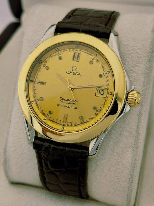 Omega - Seamaster - Automatic - 18k Gold Bezel - 168.1501 -, Handtassen en Accessoires, Horloges | Heren