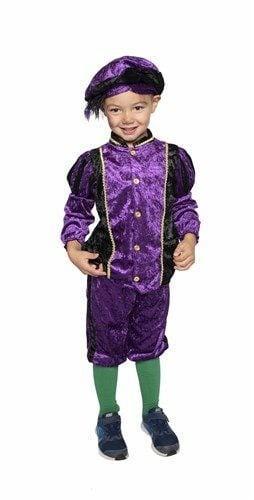 Pietenpak Kind Velours Paars/Zwart, Hobby & Loisirs créatifs, Articles de fête, Envoi