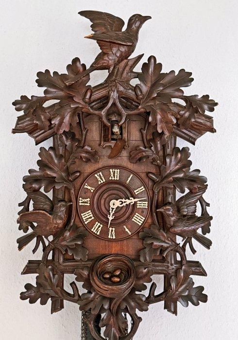 Koekoeksklok - Vintage Hout - 1930-1940, Antiquités & Art, Antiquités | Horloges