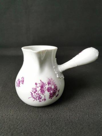 Meissen antica - Motivo floreale - lattiera - H 10.5cm -
