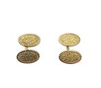 Boutons de manchette - 18 carats Or jaune, Bijoux, Sacs & Beauté, Bijoux anciens