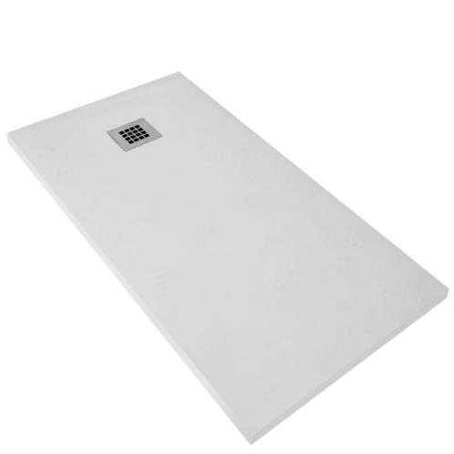 Douchebak BWS Renovi 160x90x3 cm Composietsteen Mat Wit, Doe-het-zelf en Bouw, Sanitair, Douche, Nieuw, Ophalen of Verzenden