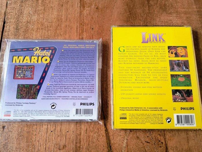 Philips - CD-i - Link the Faces of Evil + Hotel Mario -, Games en Spelcomputers, Spelcomputers | Overige Accessoires