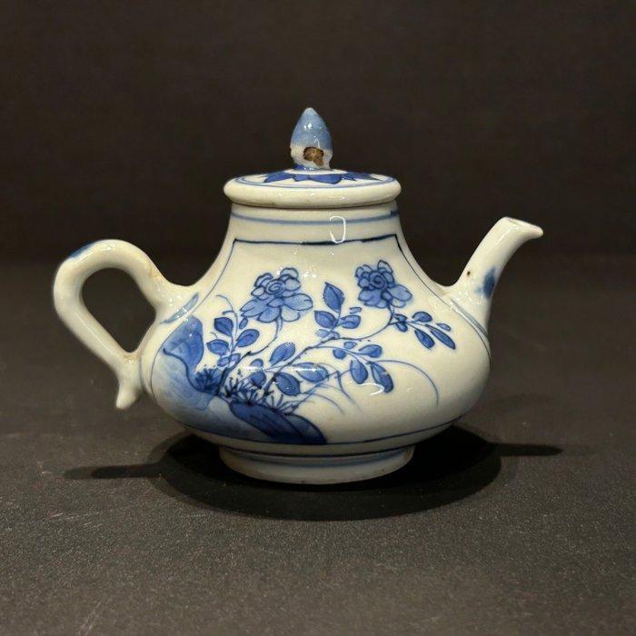 Theepot - Porselein - Kangxi blauw wit theepot, Antiek en Kunst, Antiek | Overige Antiek