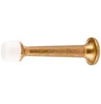 Deurstopper wandmontage 80 mm messing antiek, Nieuw, Overige materialen, Klink of Kruk