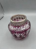 Val Saint Lambert - Vaas - bloemenfoto - Kristal, Antiek en Kunst